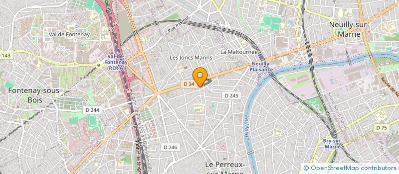 localisation de l'entreprise RAFAEL SERVICES  LE PERREUX-SUR-MARNE