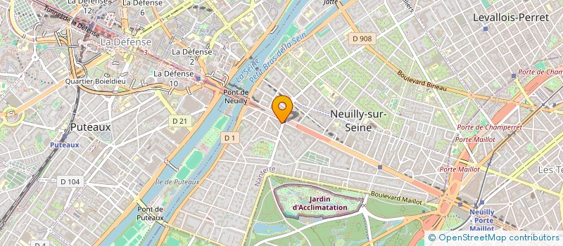localisation de l'entreprise RAFAELIE HOLDING à NEUILLY-SUR-SEINE