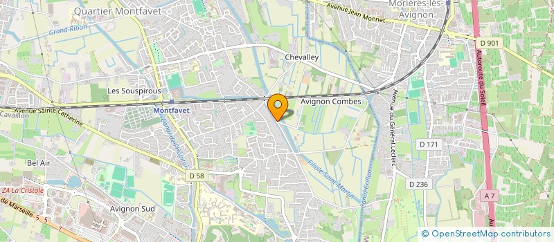 localisation de l'entreprise RAFAELIS  AVIGNON