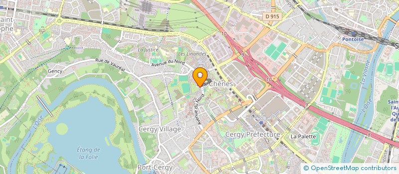 localisation de l'entreprise RAFAELYS  CERGY