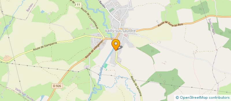 localisation de l'entreprise RAFAITIN PIERRE ET JEAN FRANCOIS  VAILLY-SUR-SAULDRE