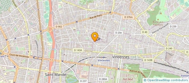 localisation de l'entreprise RAFAL à MONTREUIL
