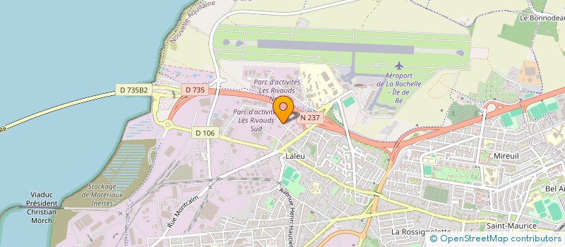 localisation de l'entreprise RAFALE  LA ROCHELLE