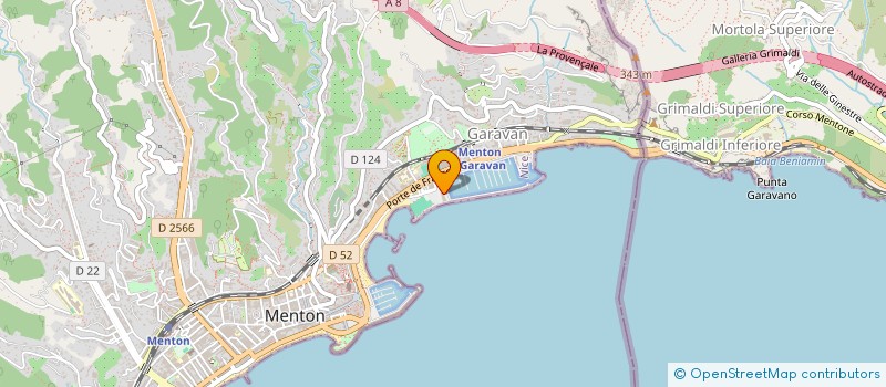 localisation de l'entreprise RAFALE à MENTON