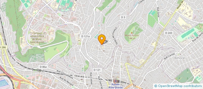 localisation de l'entreprise RAFALE  MONT-SAINT-AIGNAN