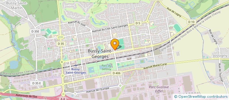 localisation de l'entreprise RAFALE  BUSSY-SAINT-GEORGES