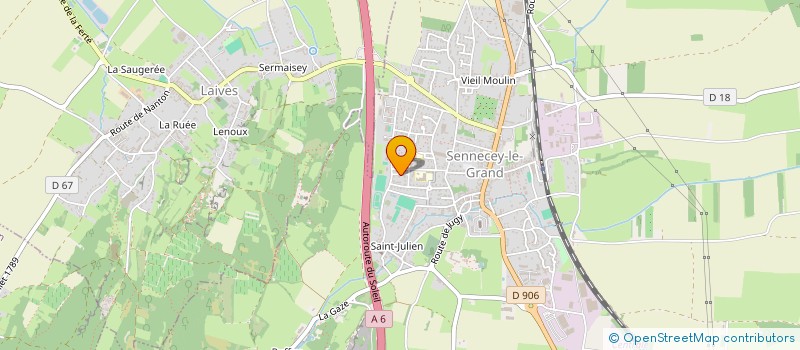 localisation de l'entreprise RAFALE IMMOBILIER  VARENNES-LE-GRAND