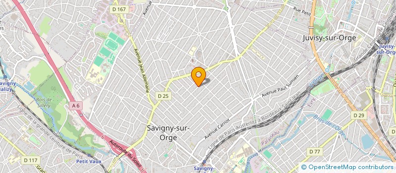 localisation de l'entreprise RAFALE SECURITE à SAVIGNY-SUR-ORGE