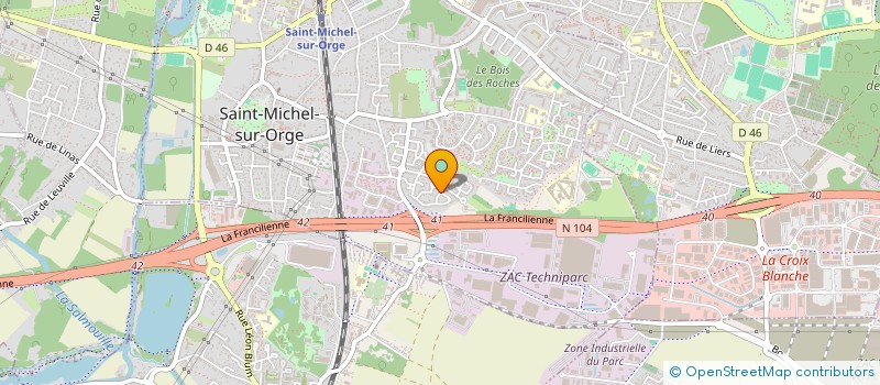 localisation de l'entreprise RAFALE SECURITE PRIVEE SAS  SAINT-MICHEL-SUR-ORGE