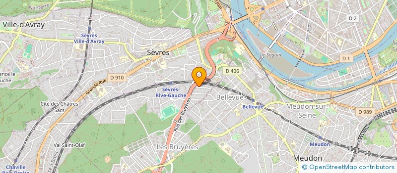 localisation de l'entreprise RAFALEX à SEVRES