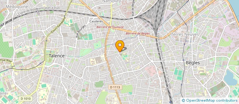 localisation de l'entreprise RAFALI à BEGLES