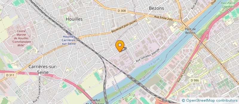 localisation de l'entreprise RAFAMO à CARRIERES-SUR-SEINE