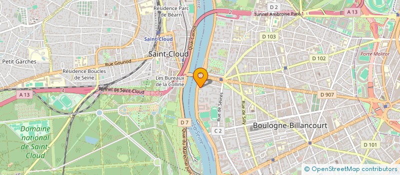localisation de l'entreprise RAFANGIS à BOULOGNE-BILLANCOURT