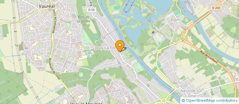 localisation de l'entreprise RAFANNY  JOUY-LE-MOUTIER