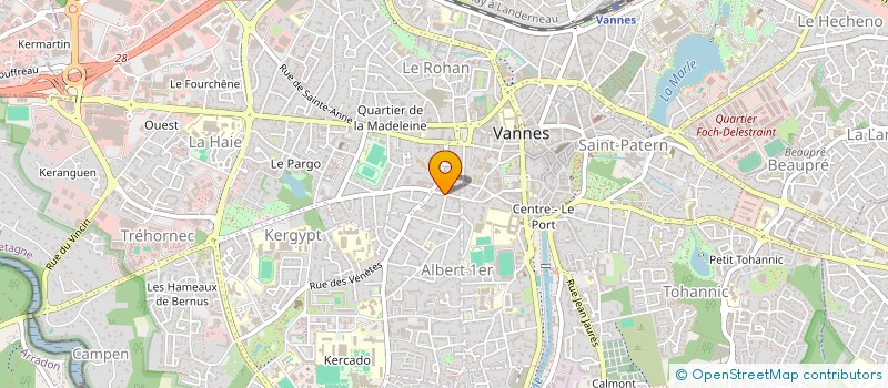 localisation de l'entreprise RAFAYAC'H à VANNES
