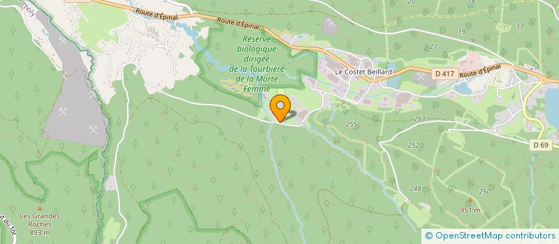 localisation de l'entreprise RAFCAMP  GERARDMER