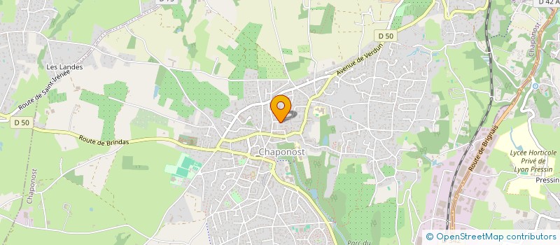 localisation de l'entreprise RAFEO  CHAPONOST