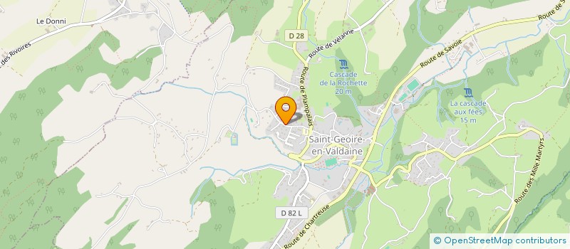 localisation de l'entreprise RAFEW  SAINT-GEOIRE-EN-VALDAINE