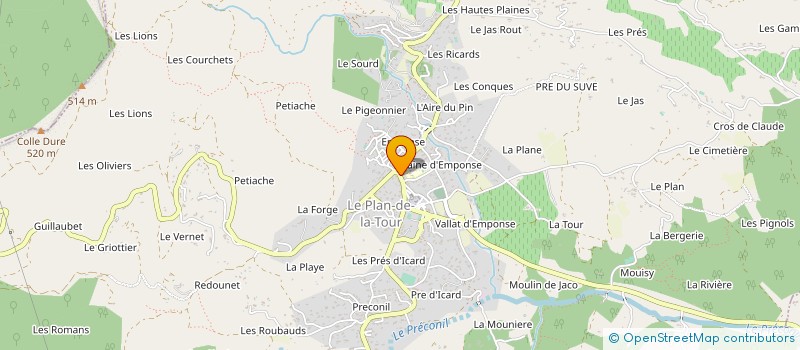 localisation de l'entreprise RAFF à SAINTE-MAXIME