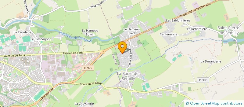 localisation de l'entreprise RAFF AUTOMOBILES  LA BARRE-DE-SEMILLY