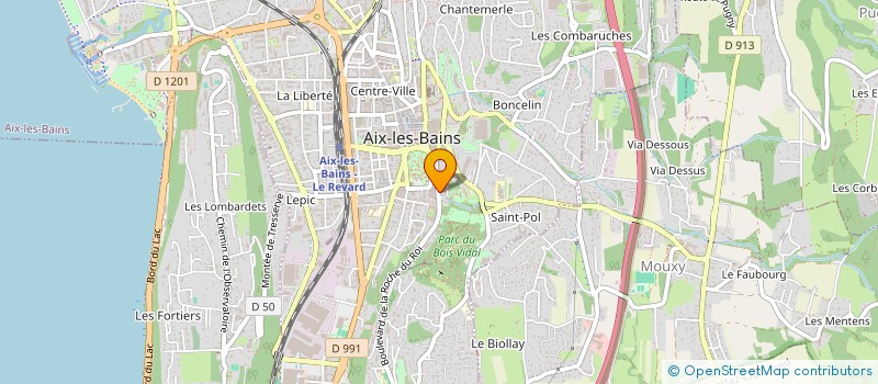 localisation de l'entreprise RAFF & CO  AIX-LES-BAINS