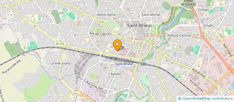 localisation de l'entreprise RAFF ENTREPRISE  SAINT-BRIEUC