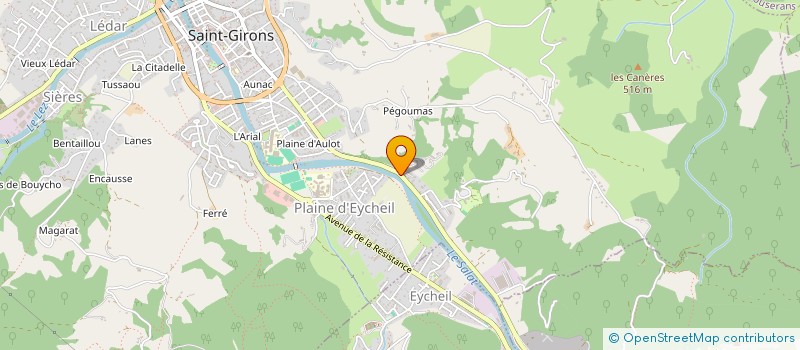 localisation de l'entreprise RAFF INVESTS à SAINT-GIRONS