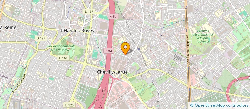 localisation de l'entreprise RAFFAELA  L'HAY-LES-ROSES