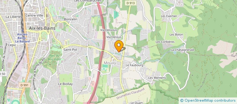 localisation de l'entreprise RAFFAELLI CORP  MOUXY