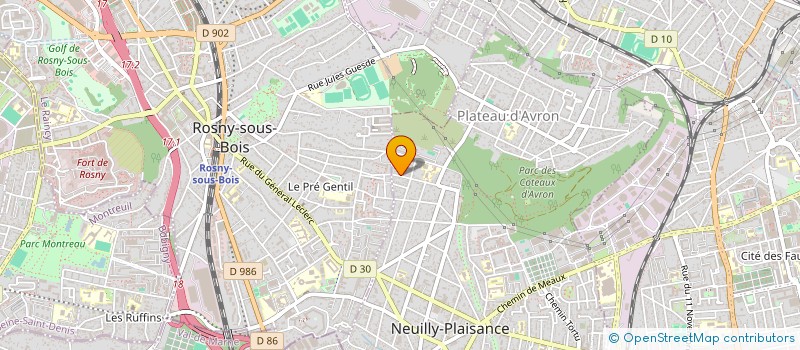 localisation de l'entreprise RAFFARD                       PHILI  NEUILLY-PLAISANCE