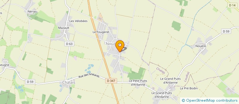 localisation de l'entreprise RAFFAULT PERE ET FILS à CHALAIS