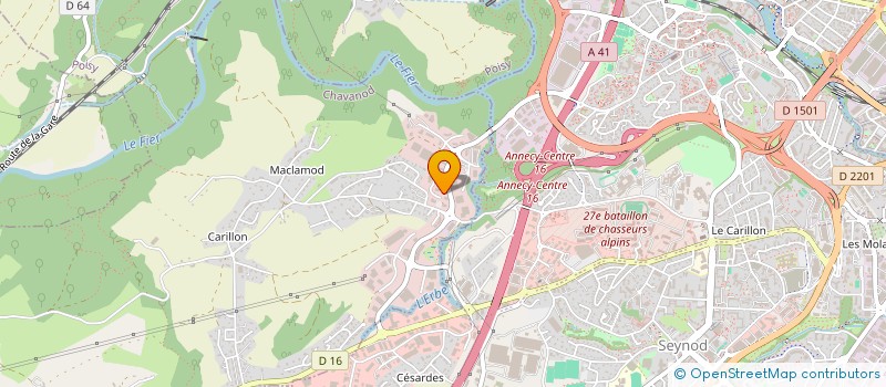 localisation de l'entreprise RAFFIN & ASSOCIES ANNECY  CHAVANOD