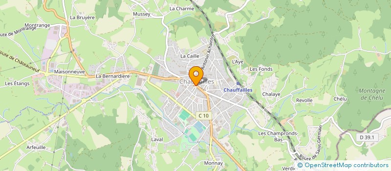 localisation de l'entreprise RAFFIN ELODIE à CHAUFFAILLES