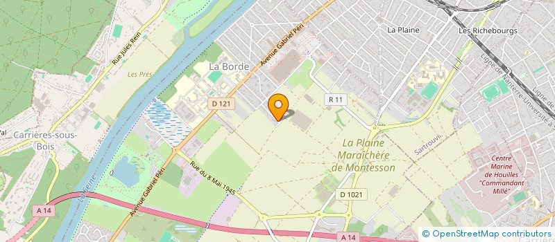 localisation de l'entreprise RAFFIN GIMENES  MONTESSON