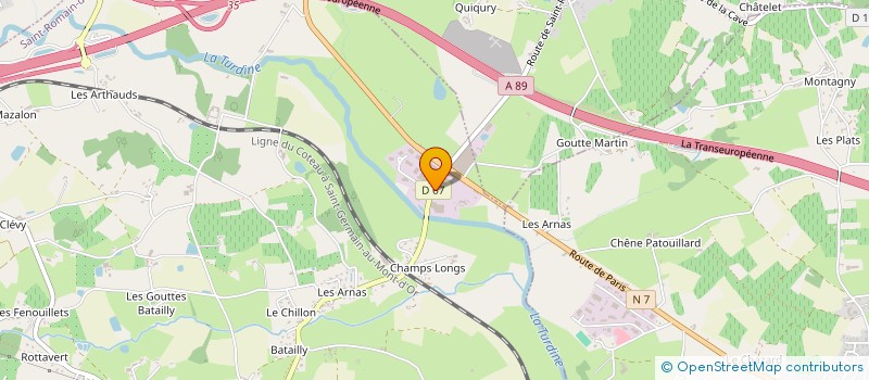 localisation de l'entreprise RAFFIN MEDICAL à SAINT-ROMAIN-DE-POPEY