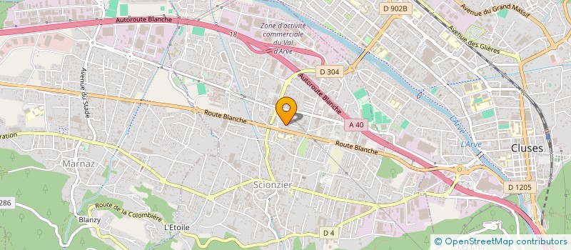 localisation de l'entreprise RAFFIN TECHNIQUE SERVICE  MARNAZ