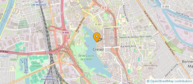 localisation de l'entreprise RAFFINIERE  CRETEIL