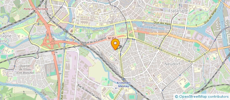 localisation de l'entreprise RAFFLES  STRASBOURG