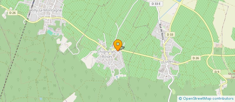 localisation de l'entreprise RAFFLIN-PELTRIAUX  CHIGNY-LES-ROSES