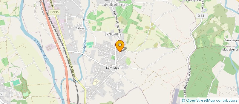 localisation de l'entreprise RAFFO ET FILS SARL à SAINT-HILAIRE-DE-BRETHMAS