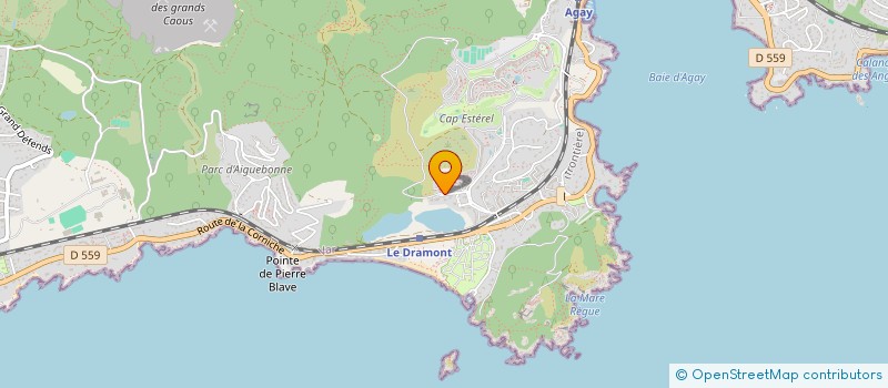 localisation de l'entreprise RAFFY CAMPAGNE PREMIERE  SAINT-RAPHAEL