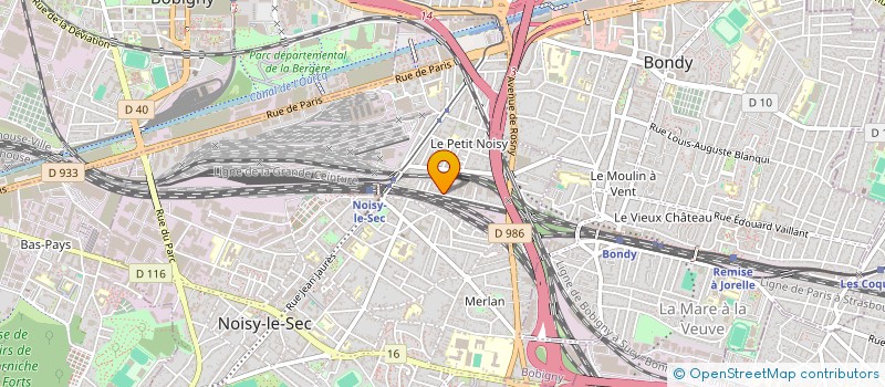 localisation de l'entreprise RAFHAY à NOISY-LE-SEC