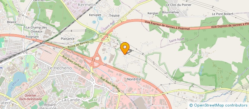 localisation de l'entreprise RAFIANE à VANNES