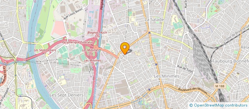 localisation de l'entreprise RAFIBIKES à TOULOUSE