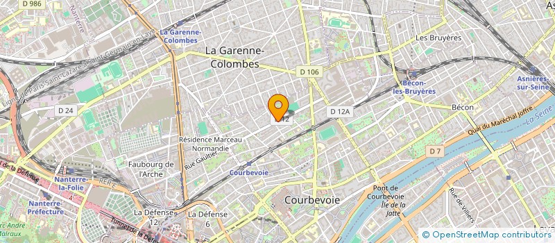 localisation de l'entreprise RAFICA à COURBEVOIE