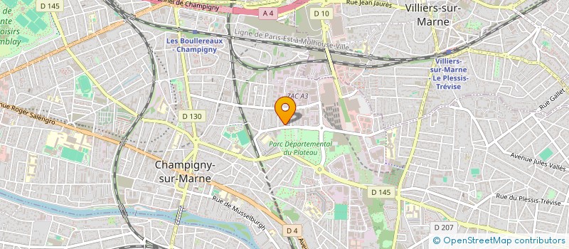 localisation de l'entreprise RAFIK SASU à CHAMPIGNY-SUR-MARNE