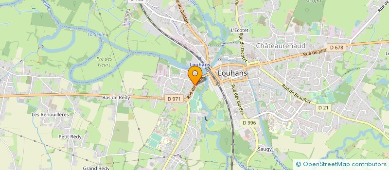 localisation de l'entreprise RAFIMO à LOUHANS