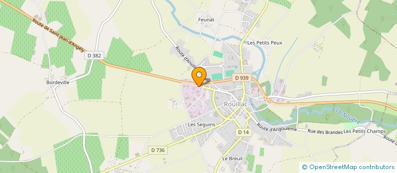 localisation de l'entreprise RAFIN JEREMY  ROUILLAC