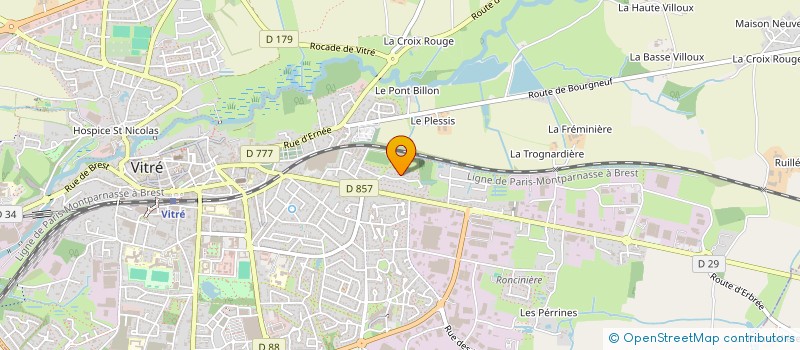 localisation de l'entreprise RAFINVEST  VITRE