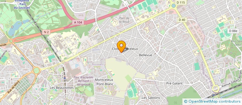 localisation de l'entreprise RAFISOL  VILLEPINTE